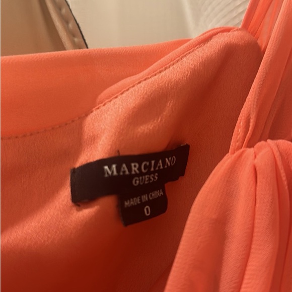 Orange one shoulder Marciano Jumpsuit - Picture 3 of 4